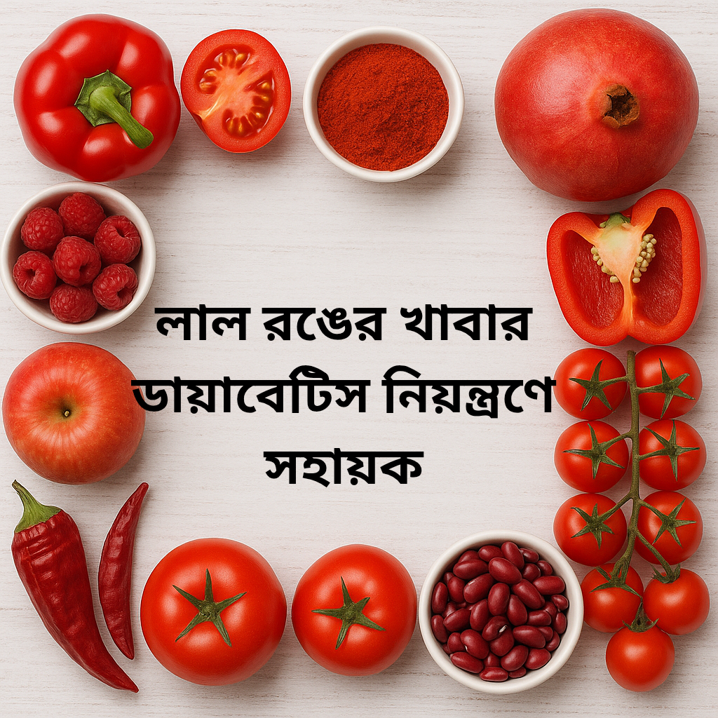 Read more about the article লাল রঙের খাবার ডায়াবেটিস নিয়ন্ত্রণে সহায়ক।(Red foods help control diabetes).